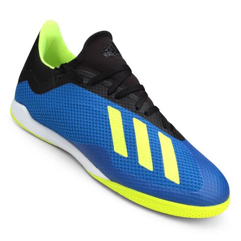 chuteira adidas futsal antiga azul